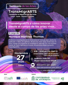 Conferencia de Monique Martínez de la Universidad de Toulouse Jean Jaurès